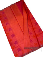 Red Zari Work Banarasi Saree in Cotton Silk