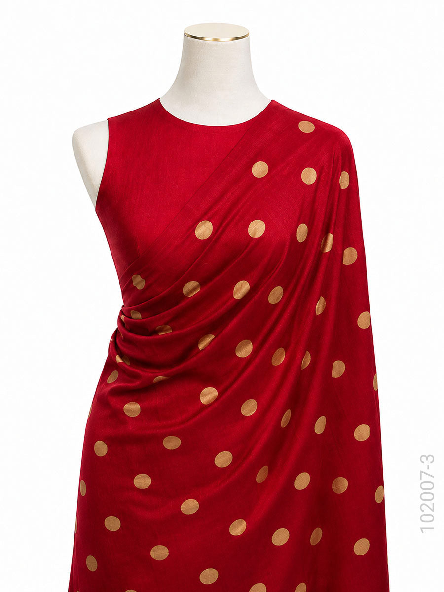 Soft Silk Zari Work Dollar Buti Banarasi Saree
