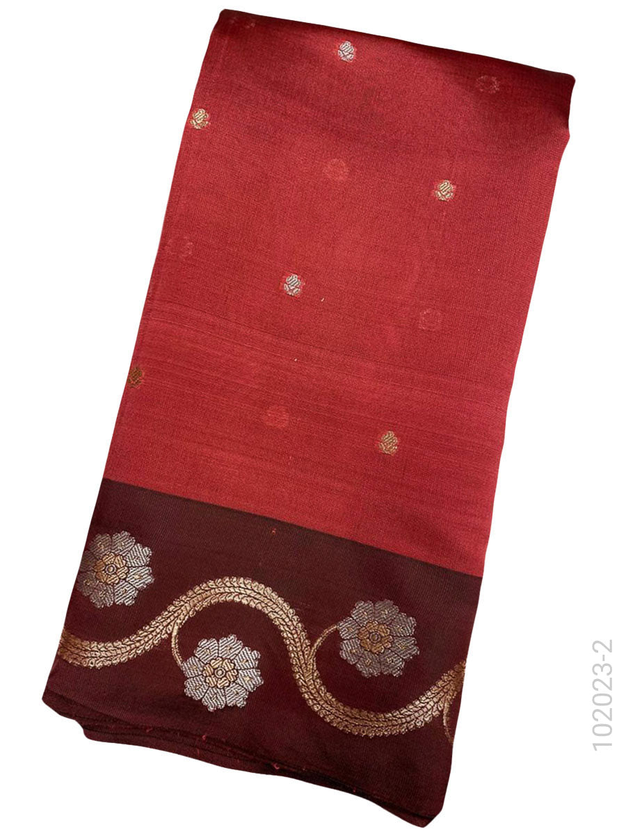 Katan Silk Zari Work Designer Banarasi Saree