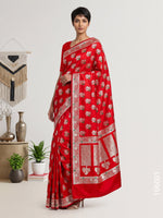 Mashru Silk Resham and Zari Jaal Work Banarasi Saree