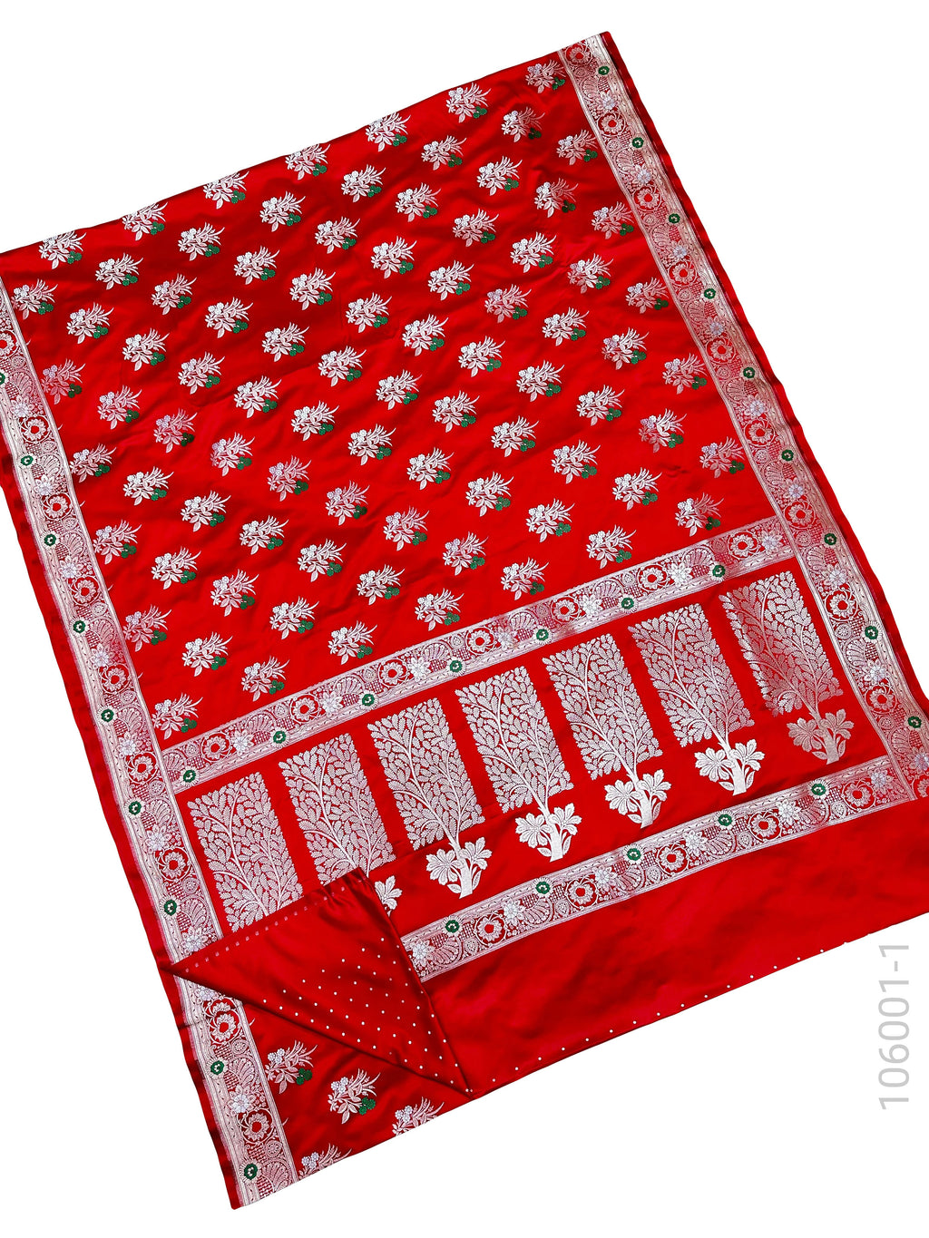 Mashru Silk Resham and Zari Jaal Work Banarasi Saree