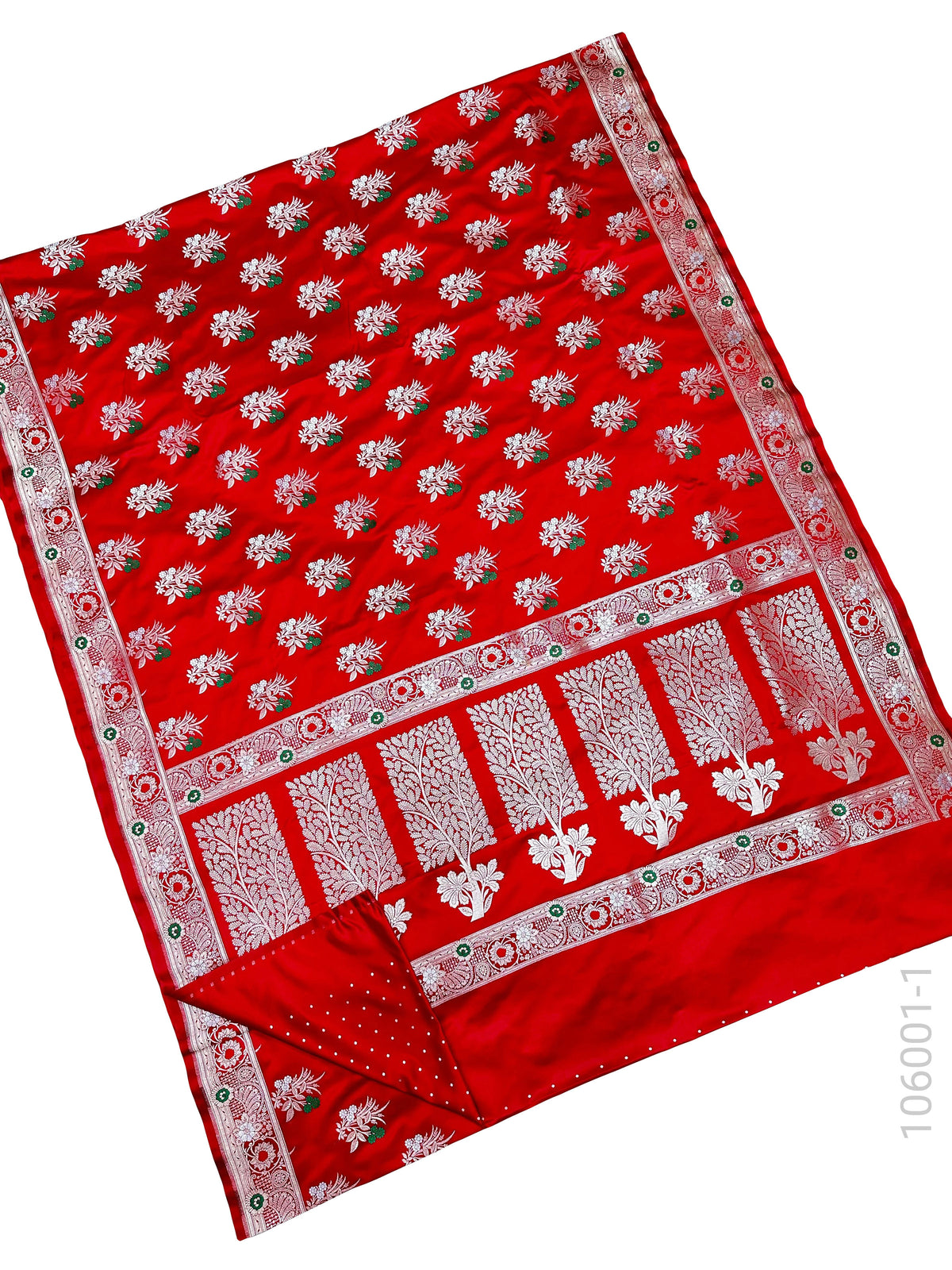 Mashru Silk Resham and Zari Jaal Work Banarasi Saree
