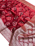 Mashru Silk Zari Work Designer Banarasi Saree
