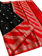 Soft Silk Zari Work Designer Banarasi Saree