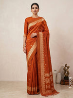 Soft Silk Zari Work Designer Banarasi Saree