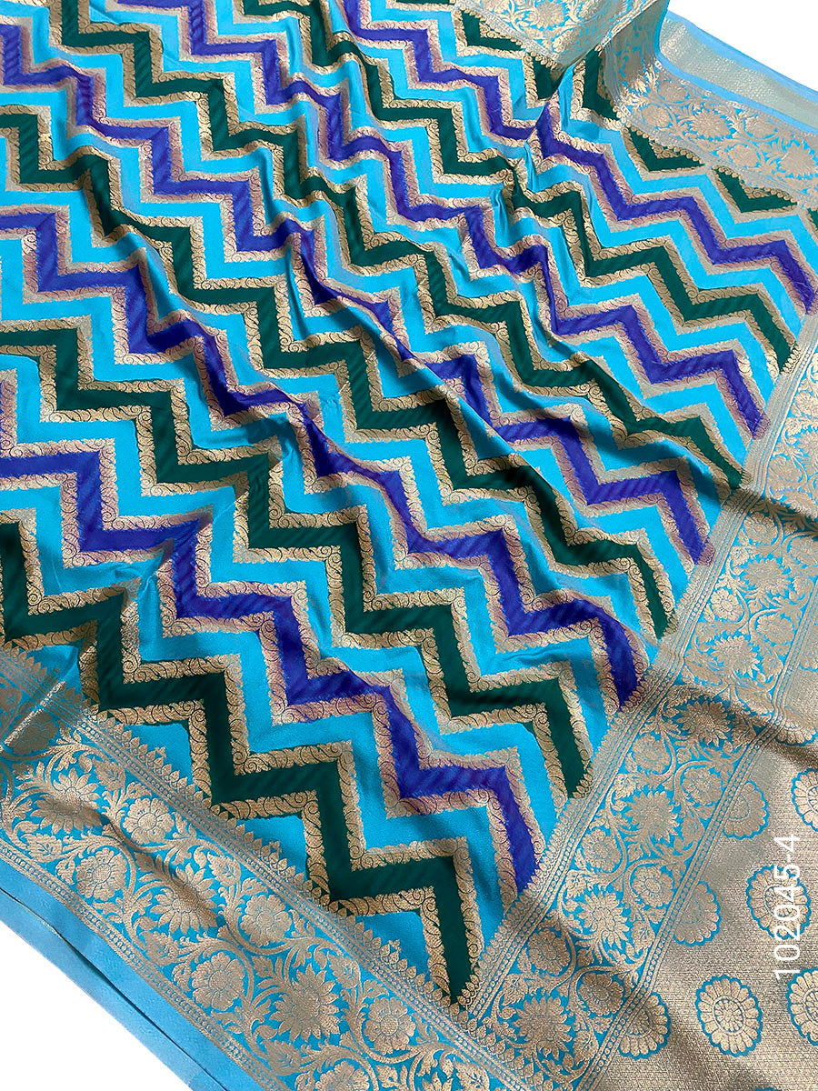 Katan Silk Rangkat Work Designer Banarasi Saree