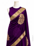 Kora Organza Zari Work Designer Banarasi Saree