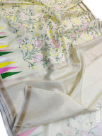 Cotton Embroidery Work Kota Checks Banarasi Saree