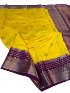 Soft Silk Zari Work Buta Banarasi Saree
